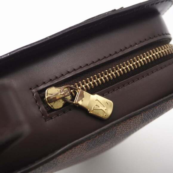 LOUIS VUITTON Monogram Saint Louis N51993 Second Bag, Brown Coated Canvas and...